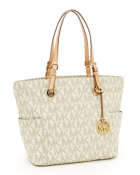 michael kors jet set logo purse|Michael Kors vanilla jet set.